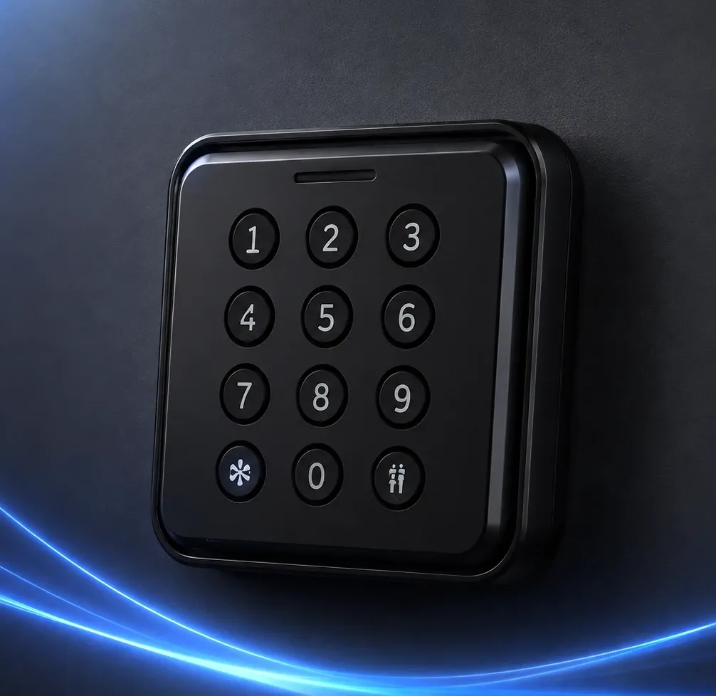 The VG SmartLock classic keypad, wall mounted